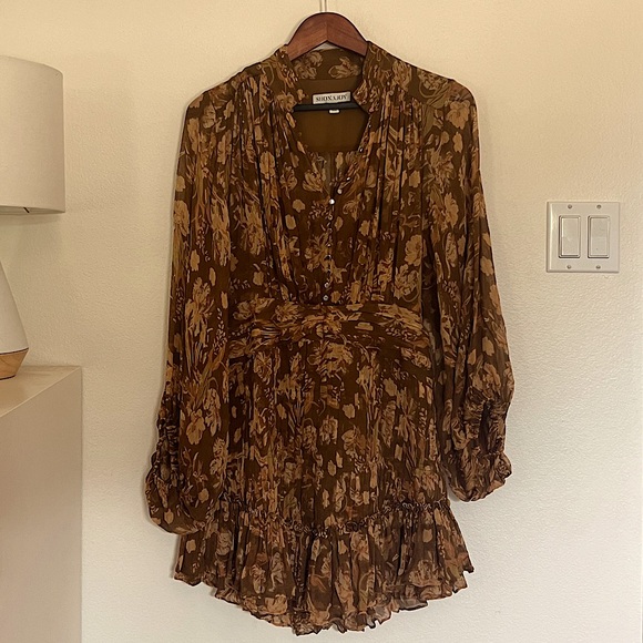 Shona joy 
Rosaline Button Up Ruched Mini Dress - Picture 3 of 7